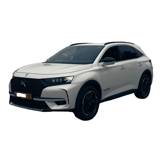 DS AUTOMOBILES DS 7 CROSSBACK 2020 Instructieboekje