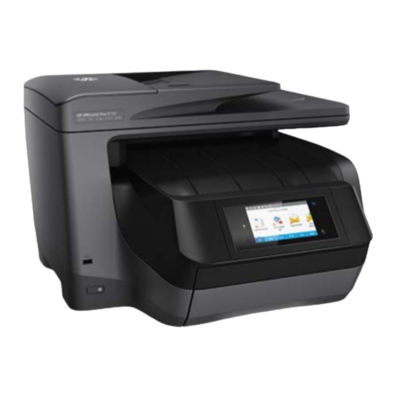 HP OfficeJet Pro 8730 Gebruikersgids