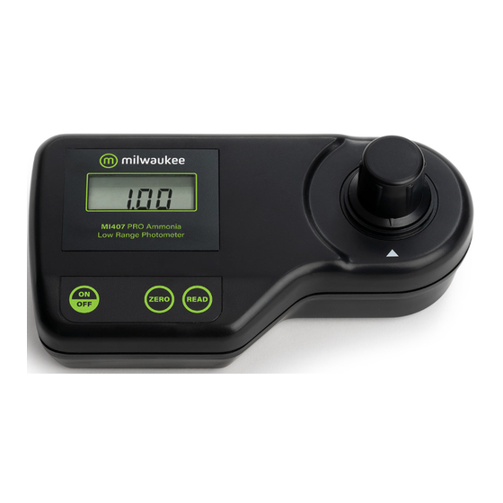 Milwaukee PRO MI407 Gebruikershandleiding
