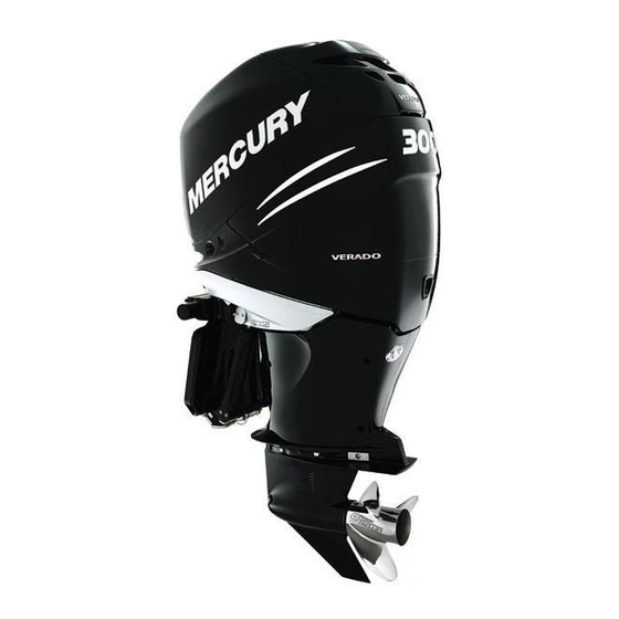 Mercury Marine 300 Verado FourStroke Supplement Gebruikershandleiding