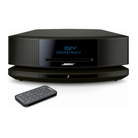 Bose WAVE SOUNDTOUCH IV Series Gebruikershandleiding