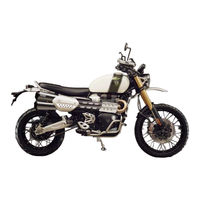 Triumph Scrambler 1200 XE 2018 Gebruikershandleiding