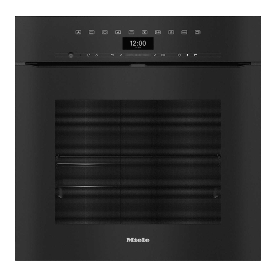 Miele H 7464 BPX Gebruiks- En Montagehandleiding