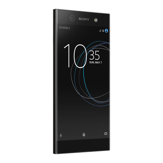 Sony Xperia XA1 Ultra Series Gebruikershandleiding