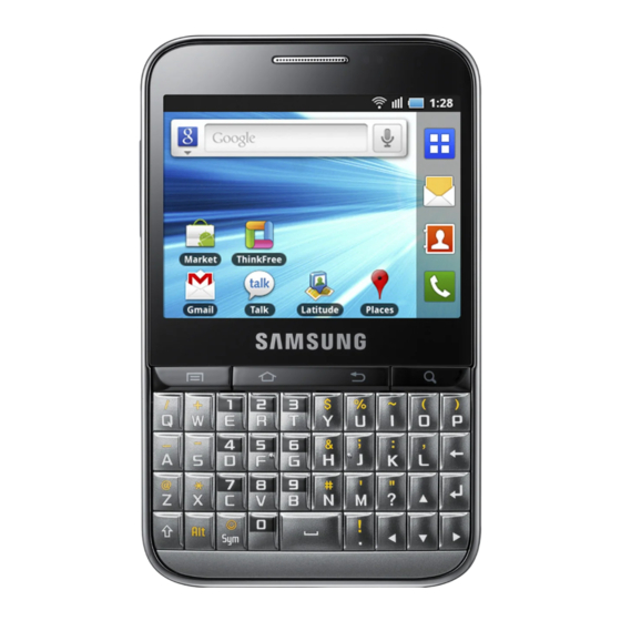 Samsung GT-B7510 Gebruiksaanwijzing