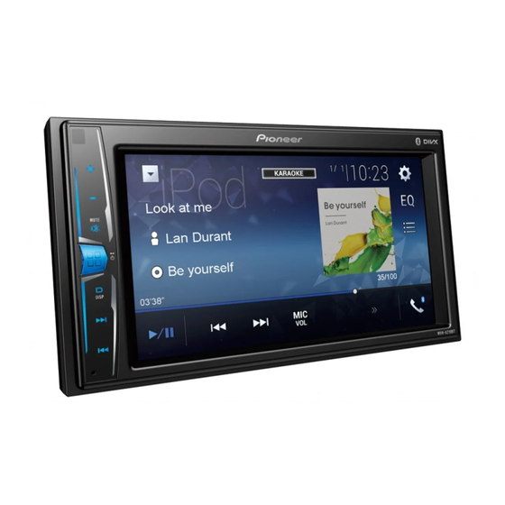 Pioneer MVH-A210BT Bedieningshandleiding