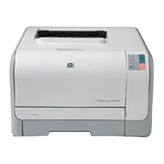 HP Color LaserJet CP1210 Series Gebruikershandleiding