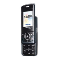 Samsung SGH-D520 Gebruiksaanwijzing