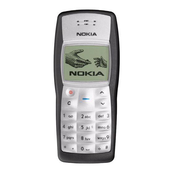 Nokia 1101 Gebruikershandleiding