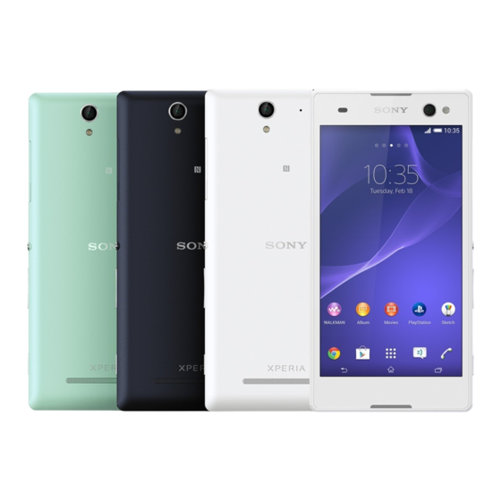 Sony Xperia C3 Series Gebruikershandleiding