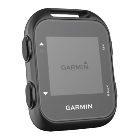 Garmin Approach G10 Gebruikershandleiding