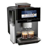 Siemens EQ900plus TQ903Z Series Gebruikershandleiding