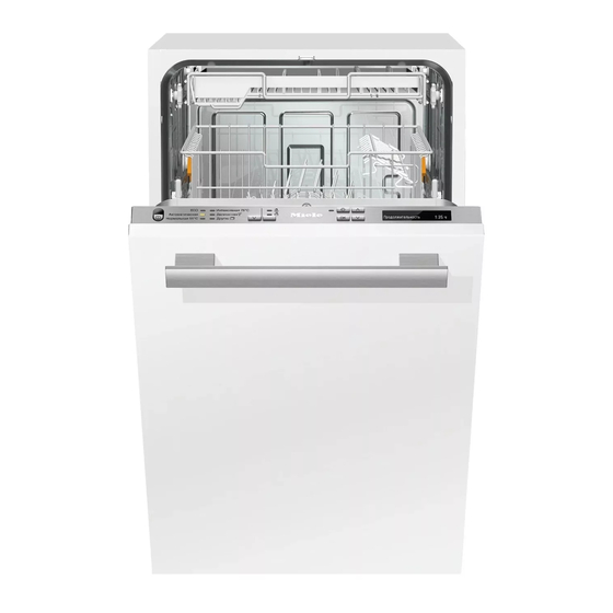 Miele G 4860 Gebruiksaanwijzing