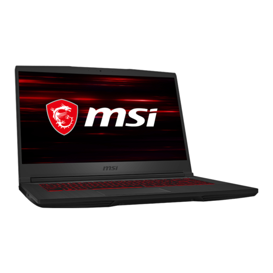 MSI MS-16w1 Gebruikershandleiding