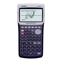 Casio fx-9860G SD Gebruikersgids