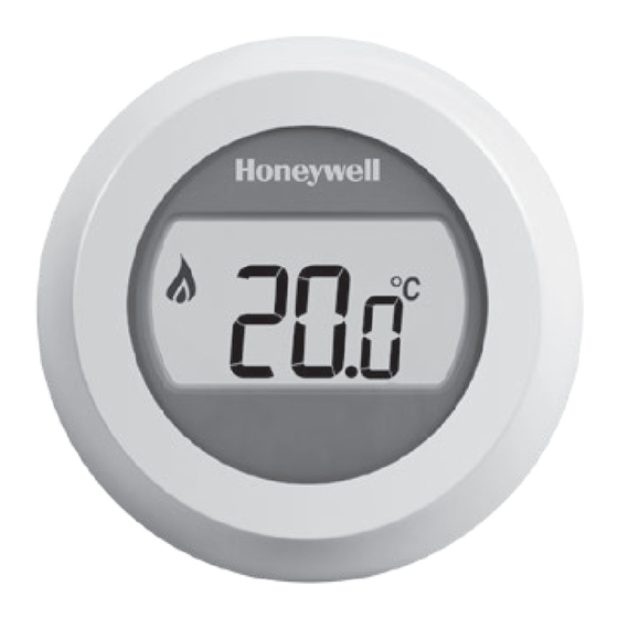 Honeywell T87G ROUND ON/OFF Installatiehandleiding