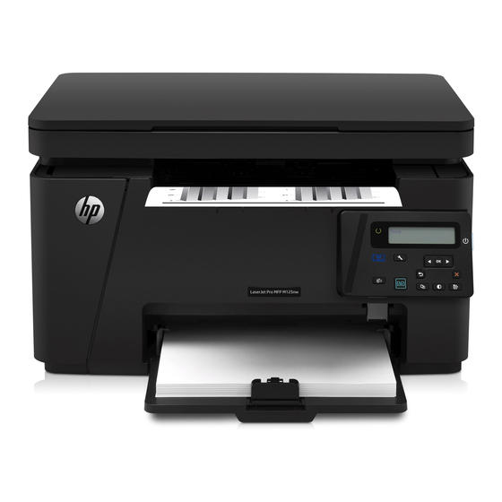 HP LaserJet Pro MFP M125 Gebruikershandleiding