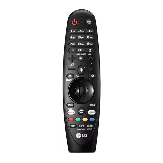 LG Magic Remote AN-MR650A Gebruikershandleiding