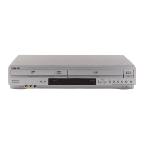 Sony SLV-D983P D Gebruiksaanwijzing