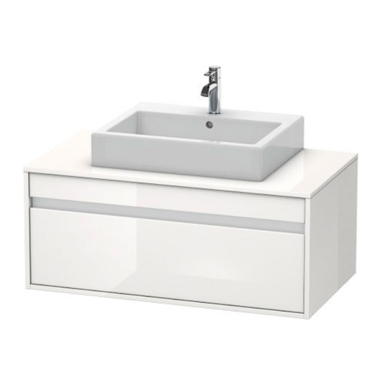 DURAVIT Ketho KT 6695 Montagehandleiding