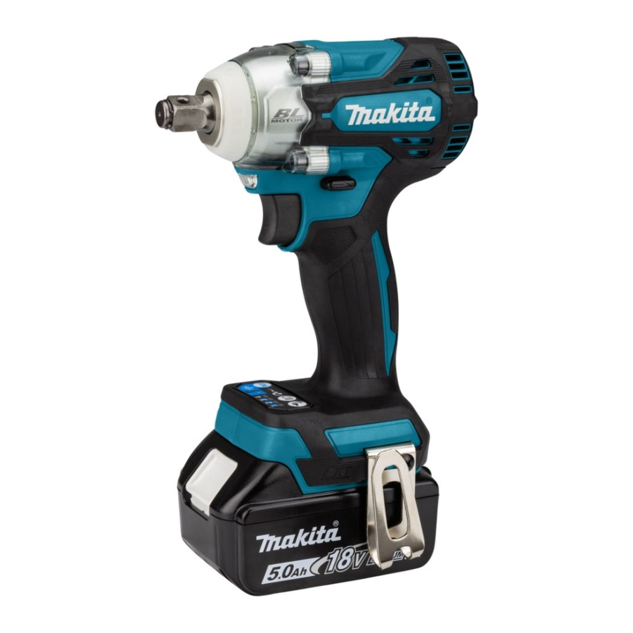 Makita DTW300, DTW301 Uit elkaar gehaald overzicht
