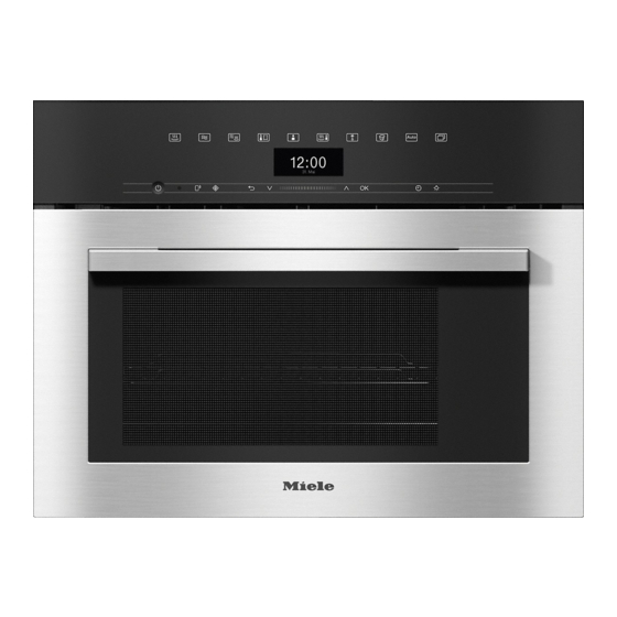 Miele DGC 7340 Gebruiks- En Montagehandleiding