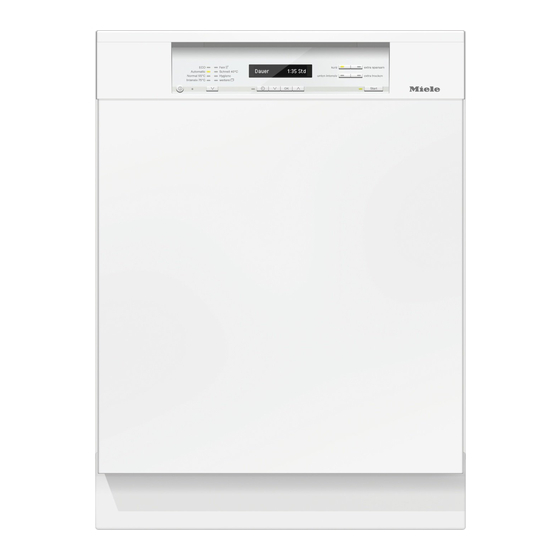 Miele G 6510 Gebruiksaanwijzing