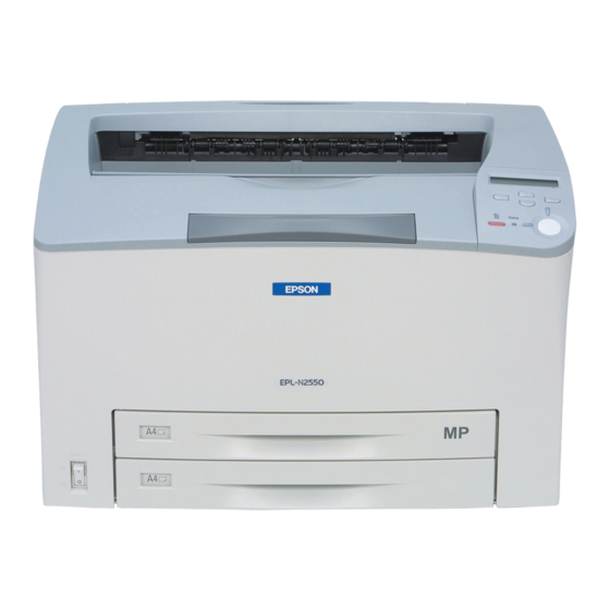 Epson EPL-N2550 Handleiding