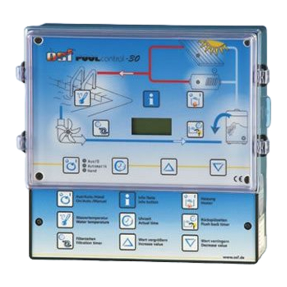 osf Pool Control 30 Gebruikershandleiding