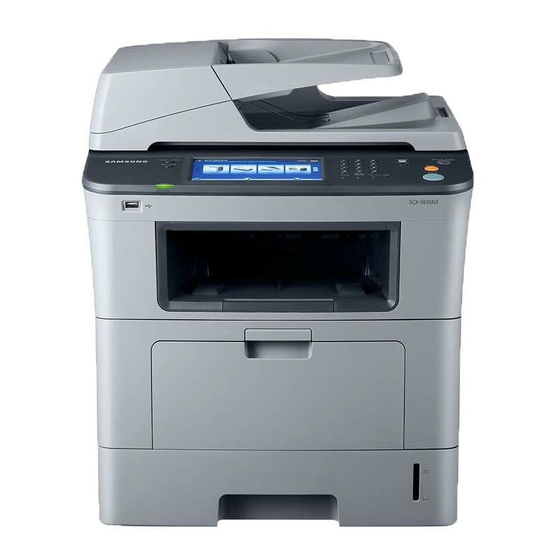 Samsung SCX-5835NX Series Gebruikershandleiding