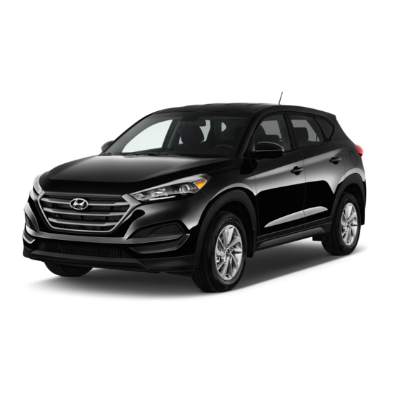 Hyundai Tucson 2017 Gebruikshandleiding