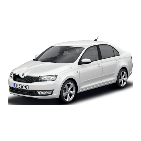 Skoda Rapid 2013 Instructieboekje