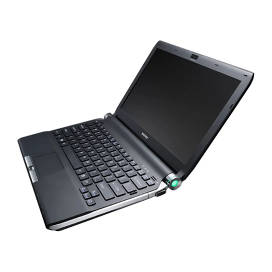 Sony Vaio VGN-TT Series Gebruikershandleiding