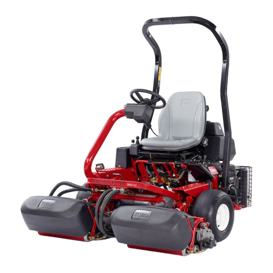 Toro Greensmaster 3150 Gebruikershandleiding