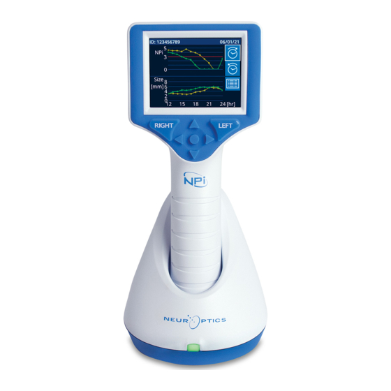 NeurOptics NPi-300 Gebruiksaanwijzing