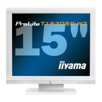 Iiyama ProLite T1930SR Gebruikershandleiding