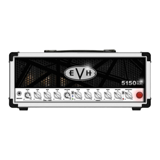 Evh 5150III 6L6 50W Gebruikershandleiding