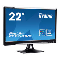 Iiyama ProLite E2273HDS-B1 Gebruikershandleiding