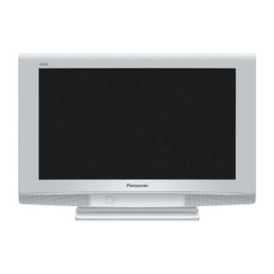 Panasonic VIERA TX-32LE8FS Gebruiksaanwijzing