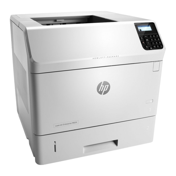 HP LaserJet Enterprise M604 Series Gebruikershandleiding