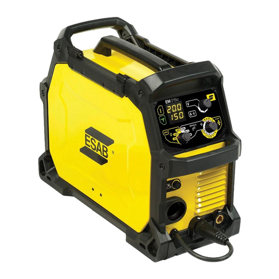 ESAB Rebel EMP 215ic Gebruiksaanwijzing