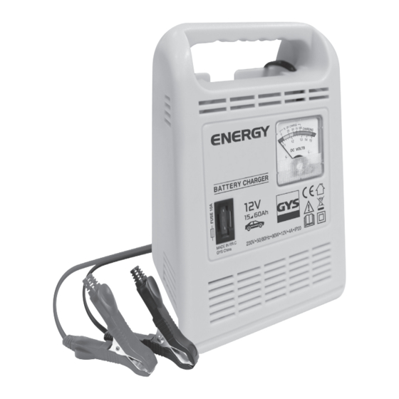 GYS Energy 123 Gebruiksaanwijzing