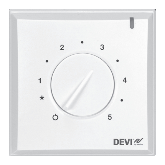 Danfoss Devi DEVIreg 132 Installatiehandleiding