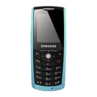 Samsung SGH-E200 Gebruiksaanwijzing