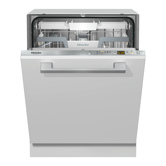 Miele G 5073 Gebruiksaanwijzing