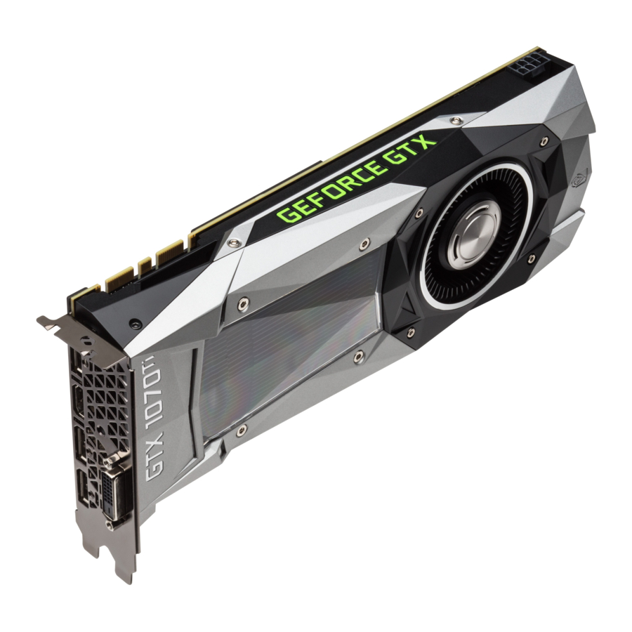 NVIDIA GeForce GTX 1070 Ti - Handleiding Grafische Kaart