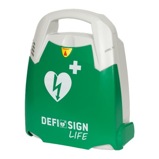 Schiller DefiSign Life AED Gebruikershandleiding