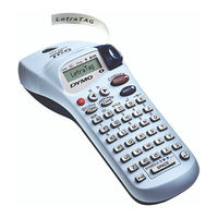 Dymo LetraTag XR Gebruikershandleiding