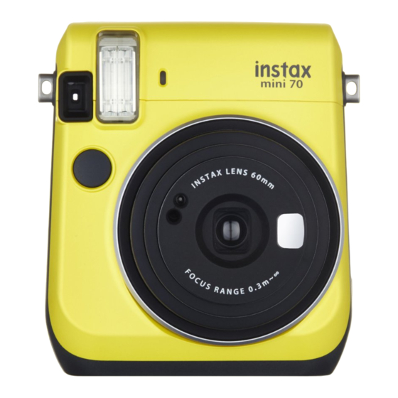 FujiFilm Instax mini 70 Gebruiksaanwijzing