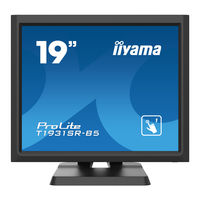 Iiyama ProLite T1531SR Gebruikershandleiding